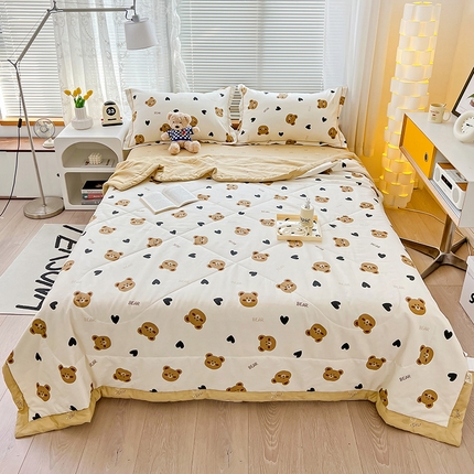 91家纺网 家纺一手货源 找家纺 （总）乐童 2024新款全棉夏被四件套爆款花色