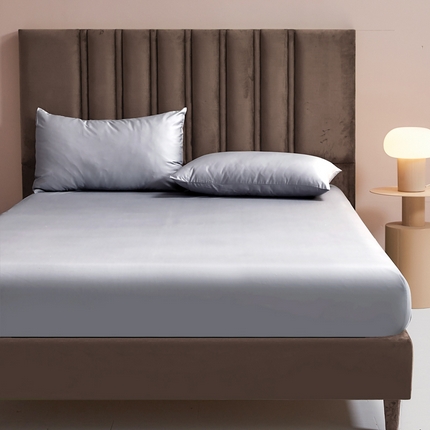 恋尚 2023新款13372喷气全棉床笠 银灰