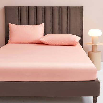 91家纺网 家纺一手货源 找家纺 恋尚 2023新款13372喷气全棉床笠 玉色