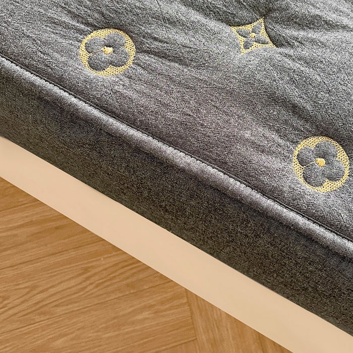 91家纺网 家纺一手货源 找家纺 （总）纤雅 2024新款 纯棉水洗棉刺绣大豆床笠