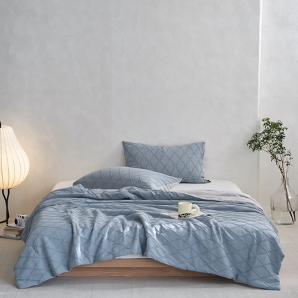 91家纺网 家纺一手货源 找家纺 （总）风向标 2023新款全棉法芙纱夏被