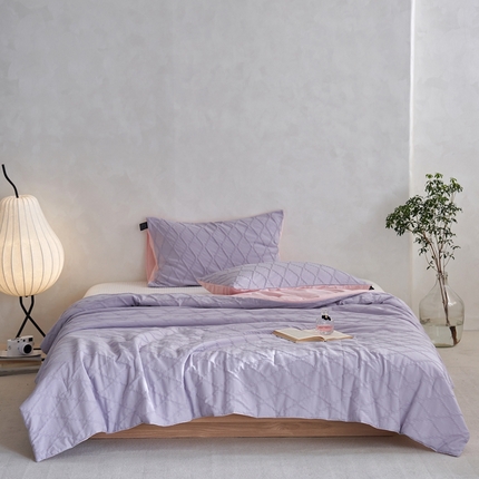 91家纺网 家纺一手货源 找家纺 （总）风向标 2023新款全棉法芙纱夏被