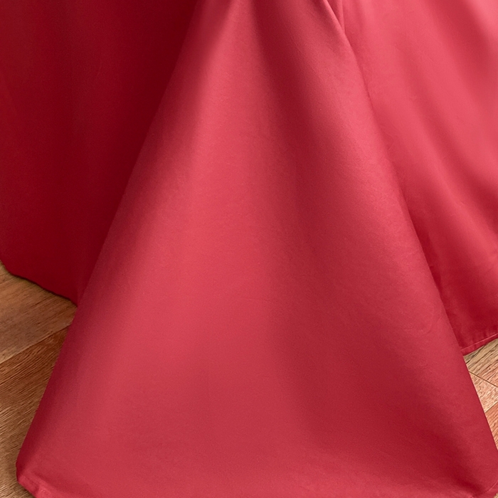 91家纺网 家纺一手货源 找家纺 （总）秀色 2025新款50支贡缎长绒棉床上四件套数码印花被套轻奢高级感床品 初春日-西瓜红