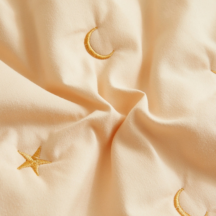 91家纺网 家纺一手货源 找家纺 （总）纤雅床笠 2024新款 艾草刺绣大豆床笠