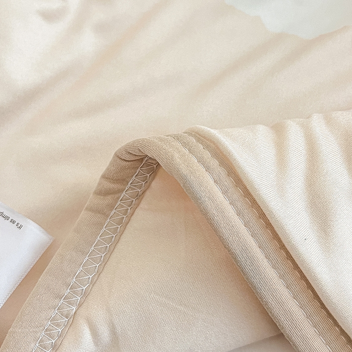 91家纺网 家纺一手货源 找家纺 桃子 2023新款A类ins高品质小清新花卉卡通牛奶丝针织棉夏被 针织棉夏被-小绵羊