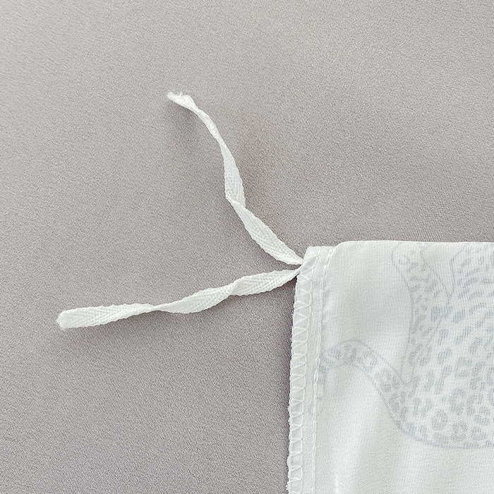 91家纺网 家纺一手货源 找家纺 优尚 2025新款双层纱水洗棉麻四件套 林中奇遇