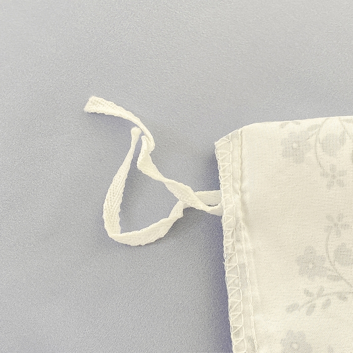 91家纺网 家纺一手货源 找家纺 优尚 2025新款双层纱水洗棉麻四件套 白雾紫花