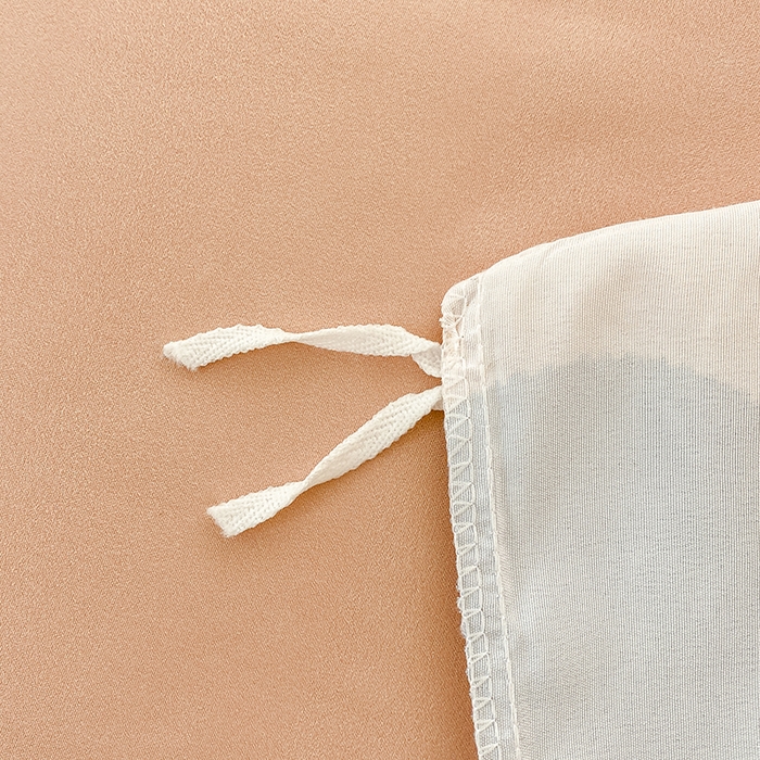 91家纺网 家纺一手货源 找家纺 优尚 2025新款双层纱水洗棉麻四件套 蔚蓝之夏