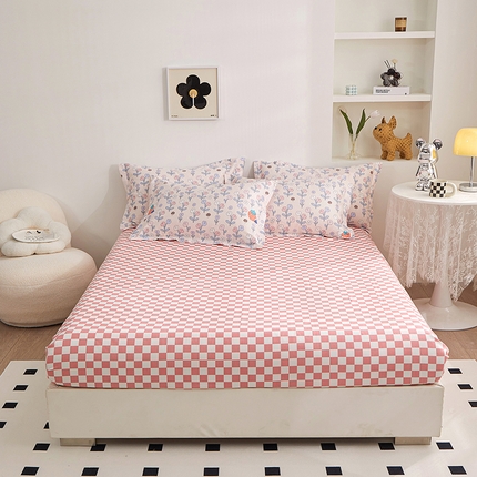 91家纺网 家纺一手货源 找家纺 （总）钰伶 2025新款全棉13372印花纯棉单床笠