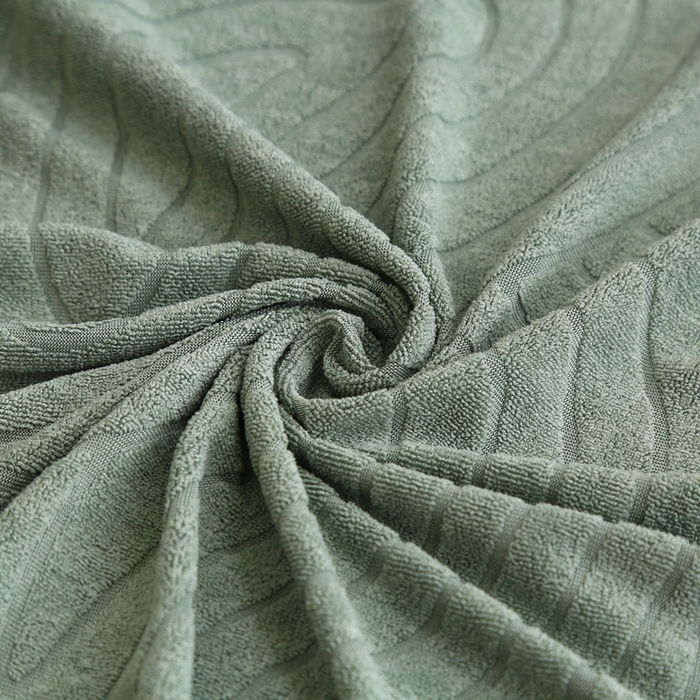 91家纺网 家纺一手货源 找家纺 千彤沙发垫 2023新款无扶手沙发床套-时光年轮系列 豆绿