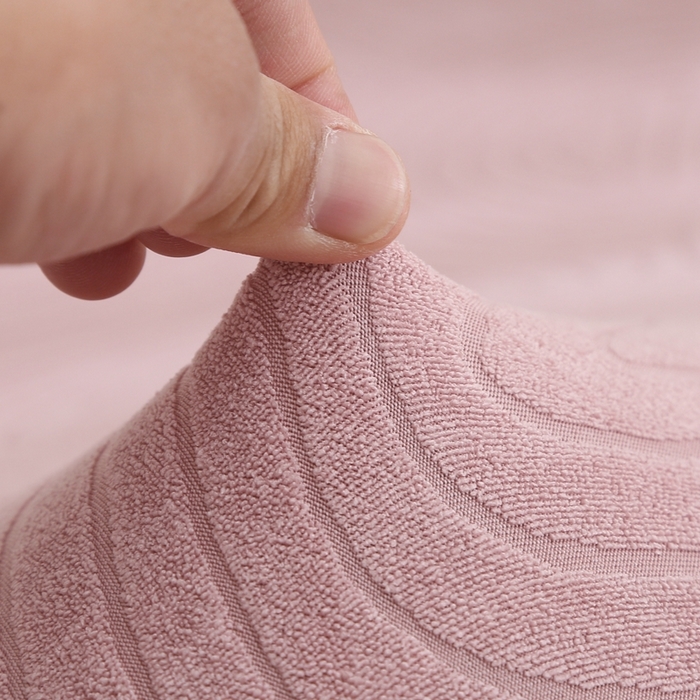 91家纺网 家纺一手货源 找家纺 千彤沙发垫 2023新款无扶手沙发床套-时光年轮系列 藕粉