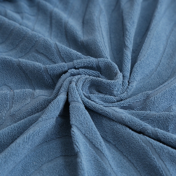 91家纺网 家纺一手货源 找家纺 千彤沙发垫 2023新款无扶手沙发床套-时光年轮系列 水蓝