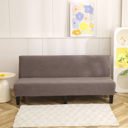 91家纺网 家纺一手货源 找家纺 千彤沙发垫 2023新款无扶手沙发床套-时光年轮系列 咖色