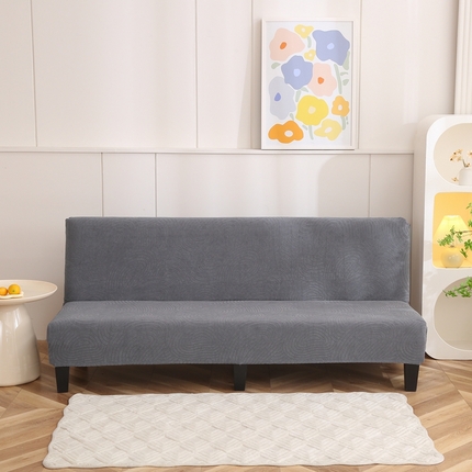 91家纺网 家纺一手货源 找家纺 千彤沙发垫 2023新款无扶手沙发床套-时光年轮系列 深灰