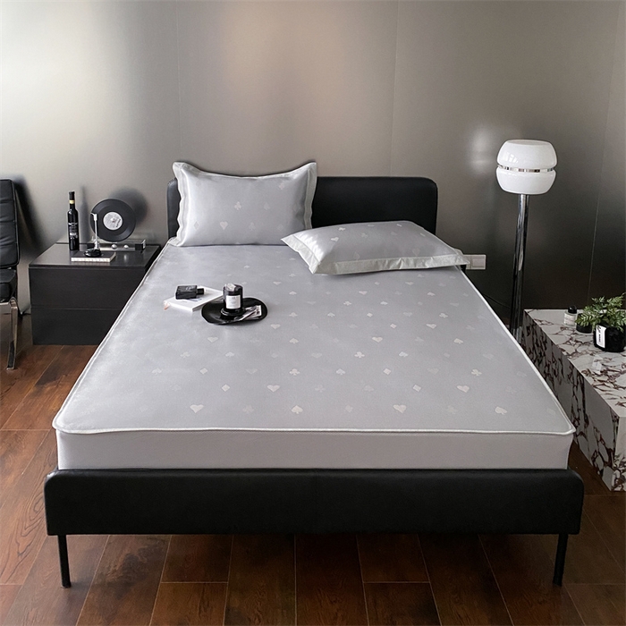 91家纺网 家纺一手货源 找家纺 三味舒屋 2025新款提花冰丝席 克卜