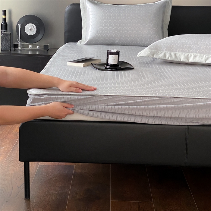 91家纺网 家纺一手货源 找家纺 三味舒屋 2025新款提花冰丝席 杰米