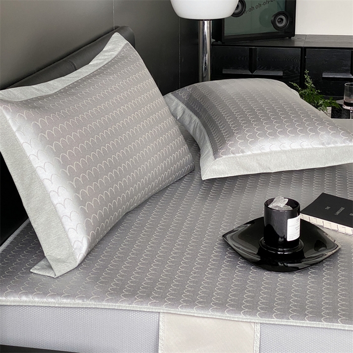 91家纺网 家纺一手货源 找家纺 三味舒屋 2025新款提花冰丝席 杰米