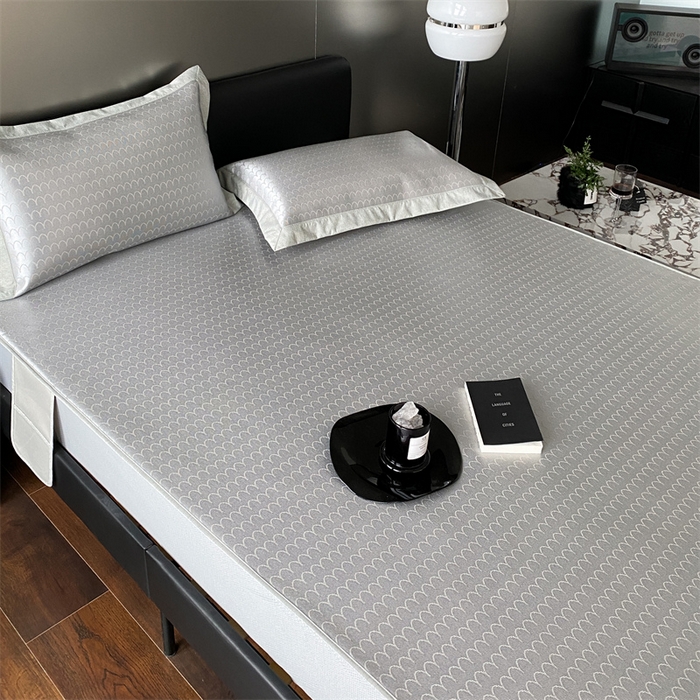 91家纺网 家纺一手货源 找家纺 三味舒屋 2025新款提花冰丝席 杰米