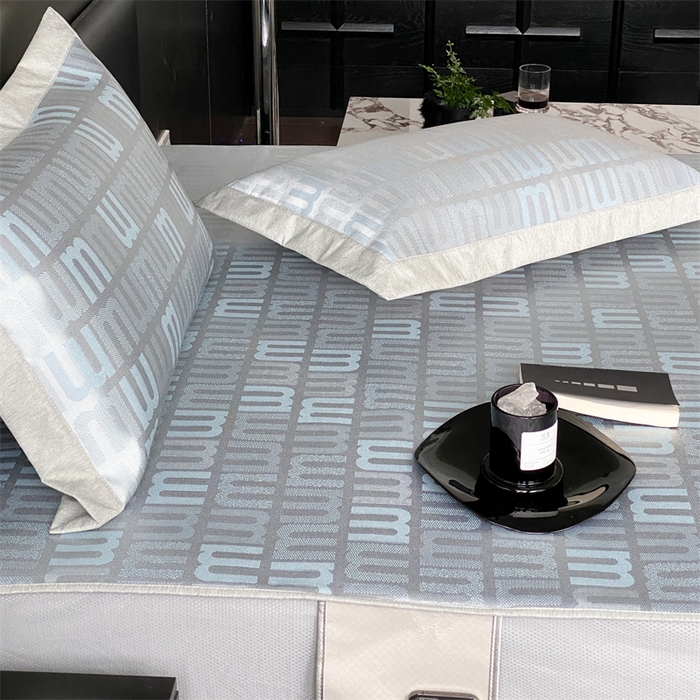 91家纺网 家纺一手货源 找家纺 三味舒屋 2025新款提花冰丝席 迈巴