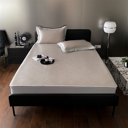 三味舒屋 2025新款提花冰丝席 伊索