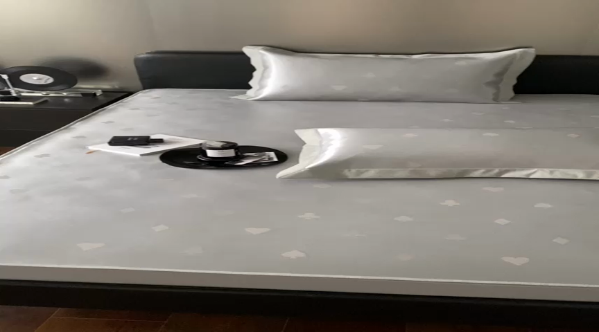 91家纺网 家纺一手货源 找家纺 三味舒屋 2025新款提花冰丝席 克卜