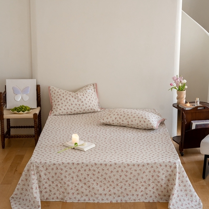 2023时光里 春夏A类双层纱 床单 暖暖