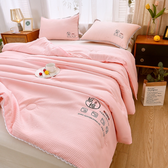 91家纺网 家纺一手货源 找家纺 （总）百花王2023款泡泡水洗棉夏凉被