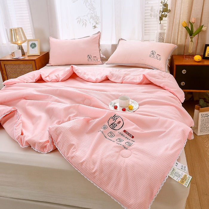 91家纺网 家纺一手货源 找家纺 （总）百花王2023款泡泡水洗棉夏凉被