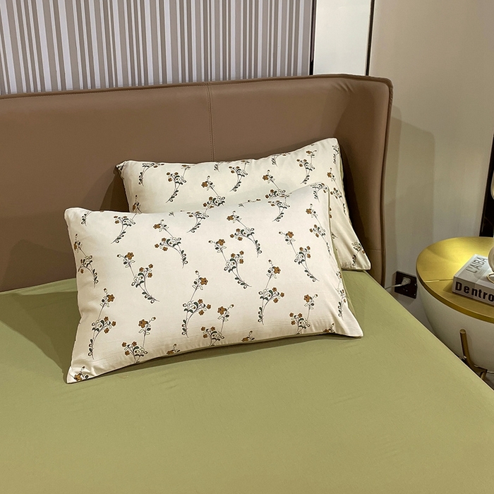 91家纺网 家纺一手货源 找家纺 畅畅家纺2023新款a类双层纱水洗棉麻四件套（可卖单品） 米果