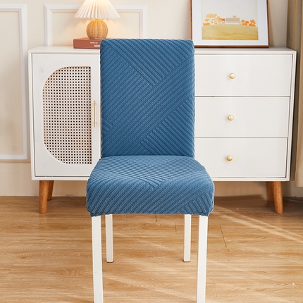 91家纺网 家纺一手货源 找家纺 逐日 2023新款3D提花椅套 律动系列 湖蓝