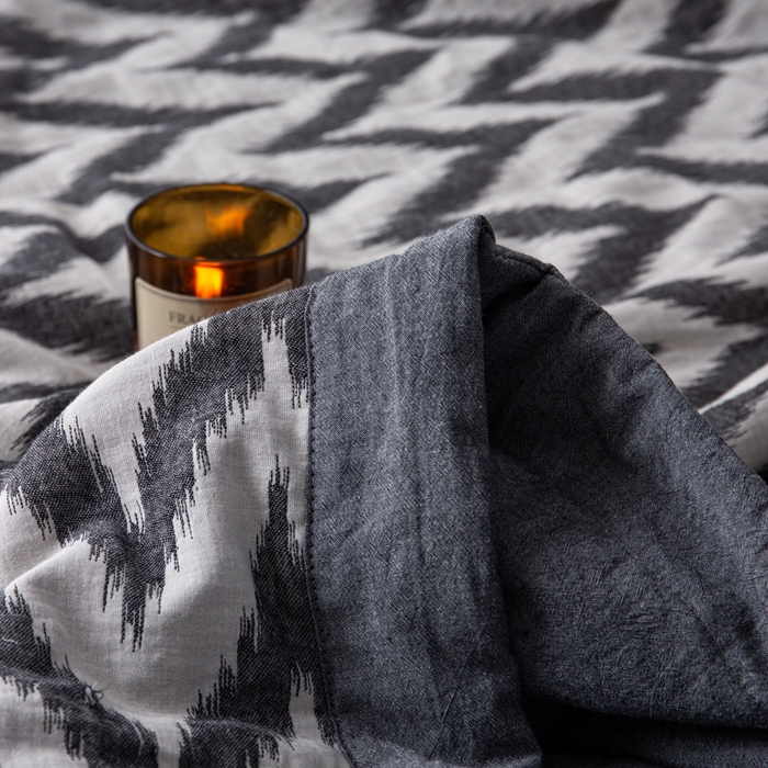 91家纺网 家纺一手货源 找家纺 （总）安莱生活 2023新款双层纱复古大提花系列海澜夏被及夏被四件套