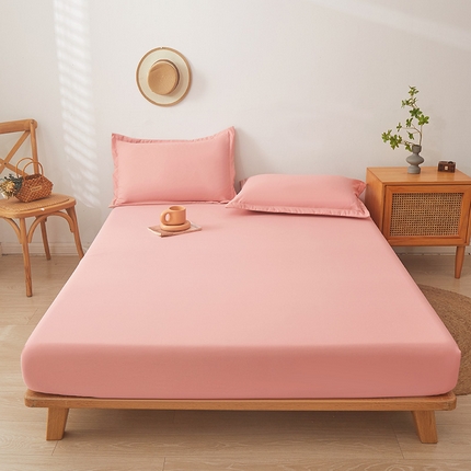 91家纺网 家纺一手货源 找家纺 （总）新款水洗棉麻防尘抗菌单层床笠全包床罩