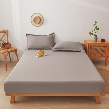 91家纺网 家纺一手货源 找家纺 （总）新款水洗棉麻防尘抗菌单层床笠全包床罩