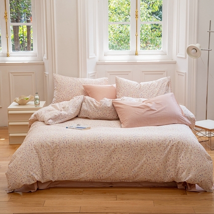 2023时光里 春夏全棉印花系列 被套 夏语-粉