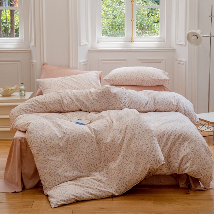 91家纺网 家纺一手货源 找家纺 （总）2023时光里 春夏全棉印花系列 被套