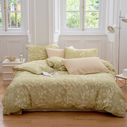 91家纺网 家纺一手货源 找家纺 2023时光里 春夏全棉印花系列 被套 知夏