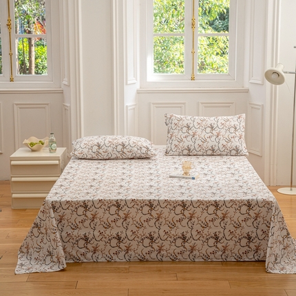 2023时光里 春夏全棉印花系列 床单 安娜