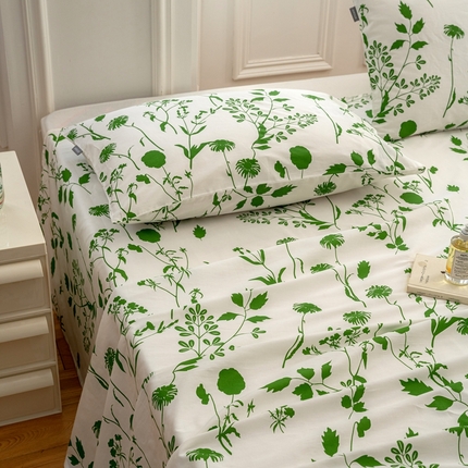 2023时光里 春夏全棉印花系列 枕套 绿意