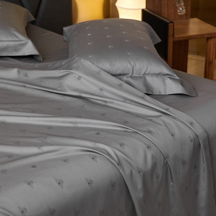 91家纺网 家纺一手货源 找家纺 安莱生活 2023新款100S纯棉提花系列四件套 格伦-030