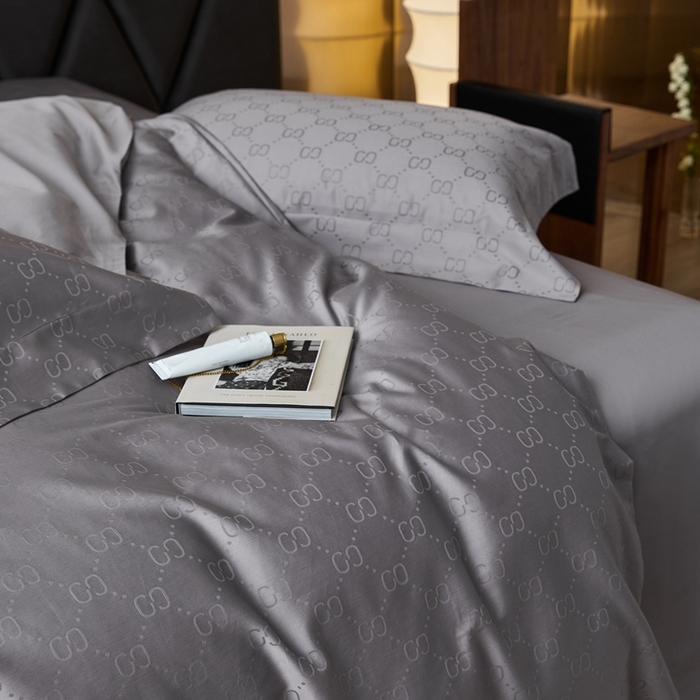 91家纺网 家纺一手货源 找家纺 安莱生活 2023新款100S纯棉提花系列四件套 简-028