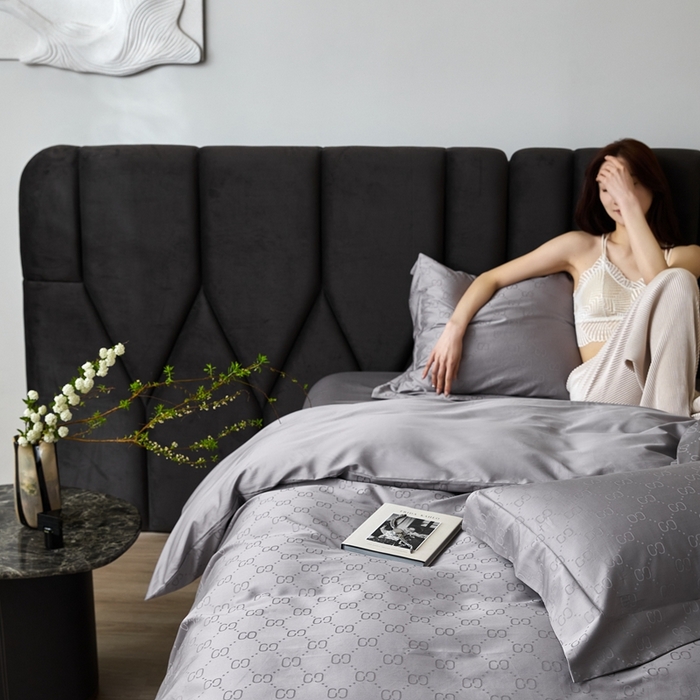 91家纺网 家纺一手货源 找家纺 安莱生活 2023新款100S纯棉提花系列四件套 简-028