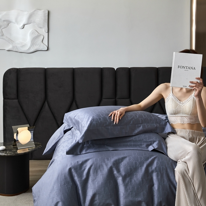 91家纺网 家纺一手货源 找家纺 安莱生活 2023新款100S纯棉提花系列四件套 品-007