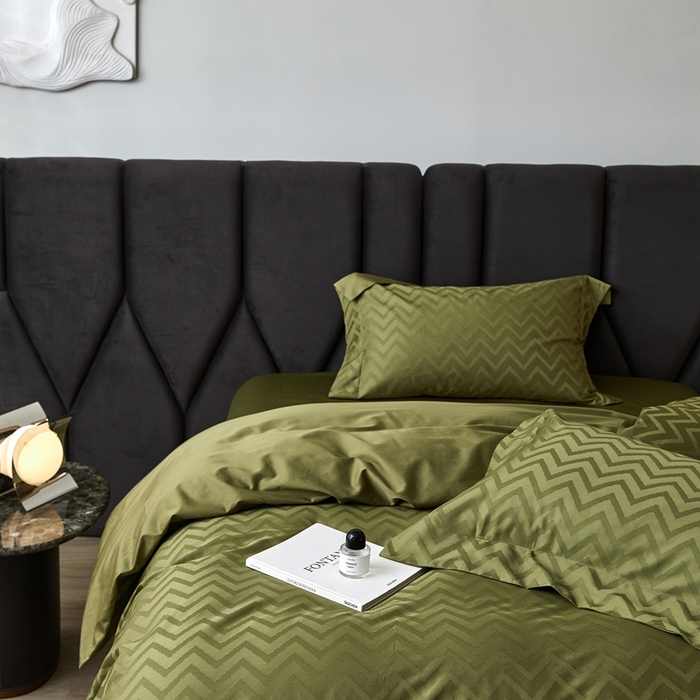 91家纺网 家纺一手货源 找家纺 安莱生活 2023新款100S纯棉提花系列四件套 温妮莎-013