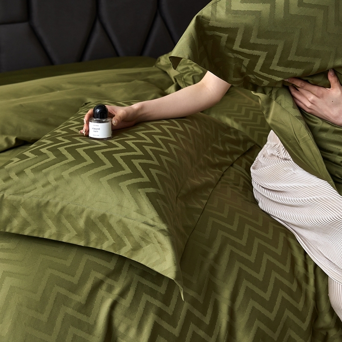 91家纺网 家纺一手货源 找家纺 安莱生活 2023新款100S纯棉提花系列四件套 温妮莎-013