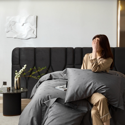 91家纺网 家纺一手货源 找家纺 （总）安莱生活 2023新款100S纯棉提花系列四件套