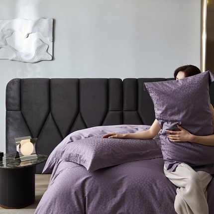 91家纺网 家纺一手货源 找家纺 （总）安莱生活 2023新款100S纯棉提花系列四件套