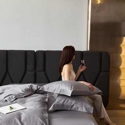 91家纺网 家纺一手货源 找家纺 （总）安莱生活 2023新款100S纯棉提花系列四件套