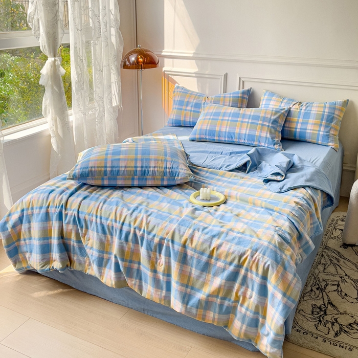 91家纺网 家纺一手货源 找家纺 （总）久典 2023新款多功能被套（夏被）四件套