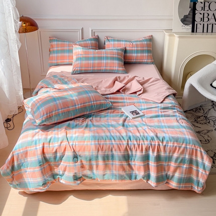 91家纺网 家纺一手货源 找家纺 （总）久典 2023新款多功能被套（夏被）四件套