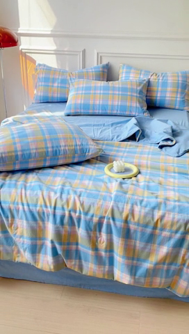 91家纺网 家纺一手货源 找家纺 （总）久典 2023新款多功能被套（夏被）四件套